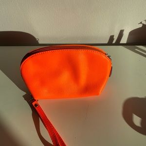 ORANGE ITALIAN LEATHER BAG